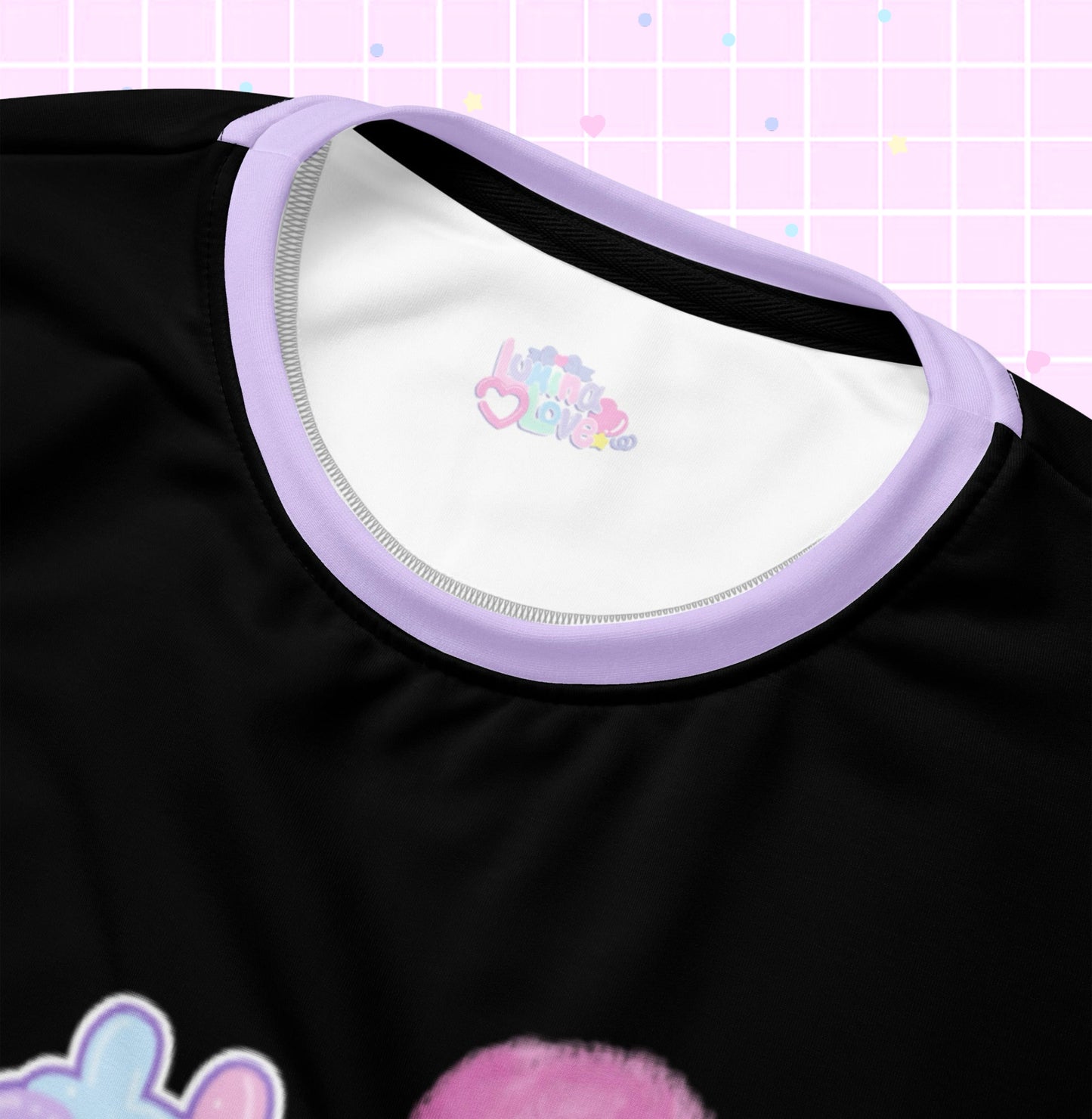 Cotton Candy Club Sweatshirt (Black/Pink/Lavender)