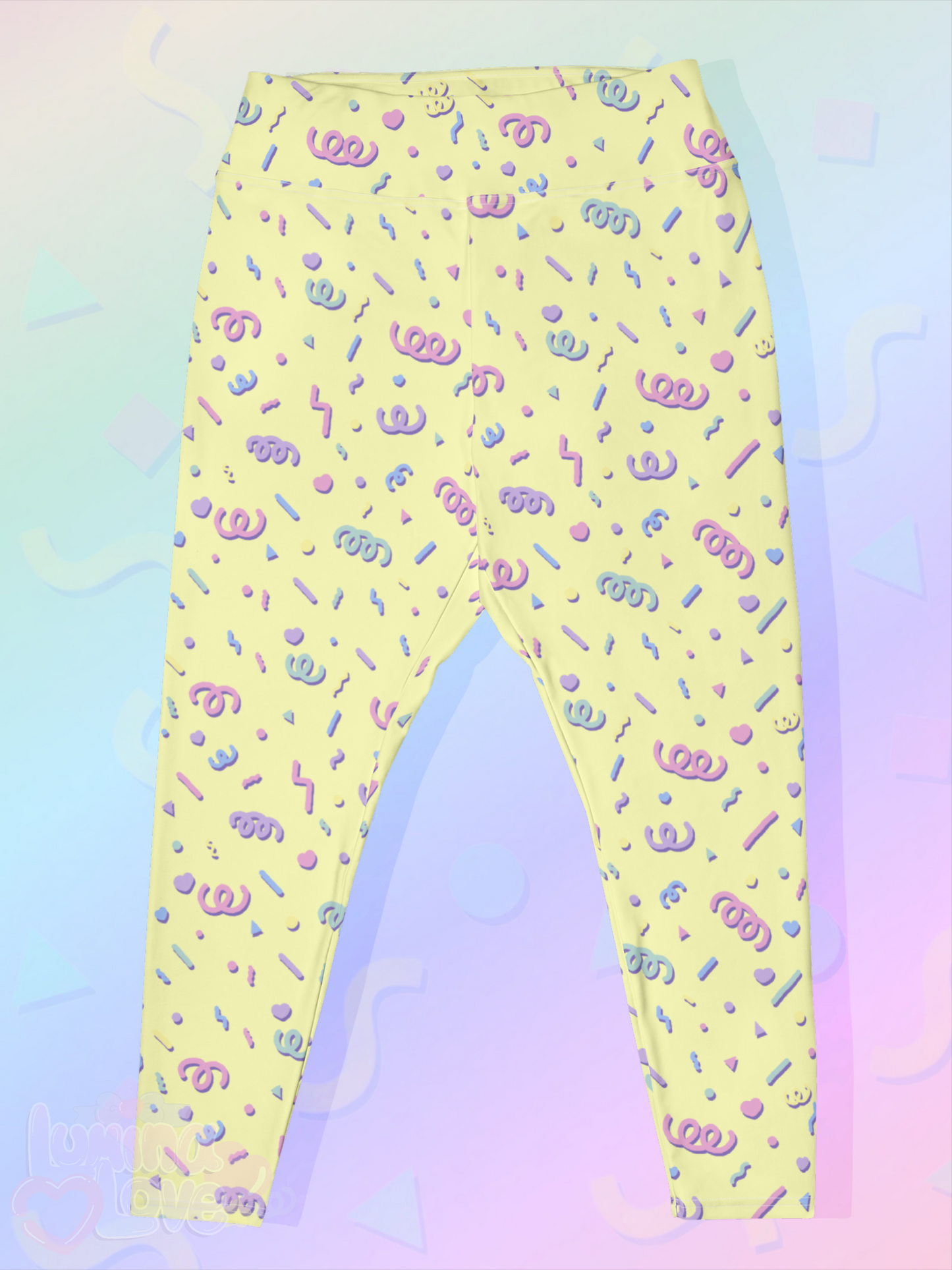 80s Vibe Plus Size Leggings