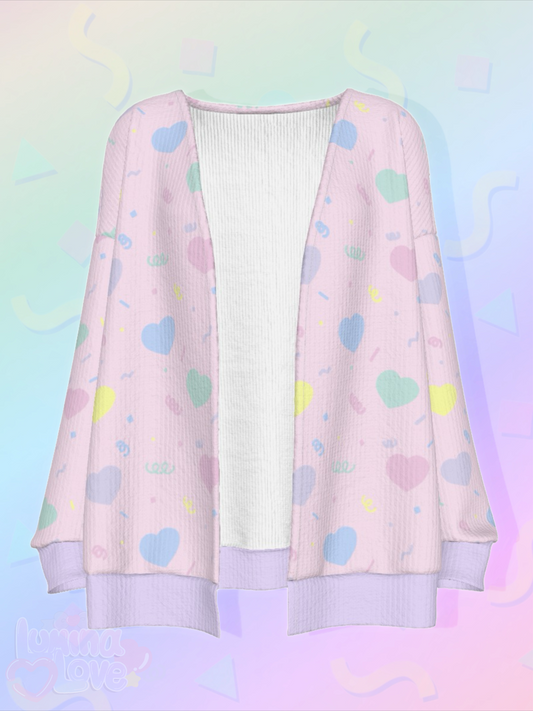 Rainbow Hearts Cardigan