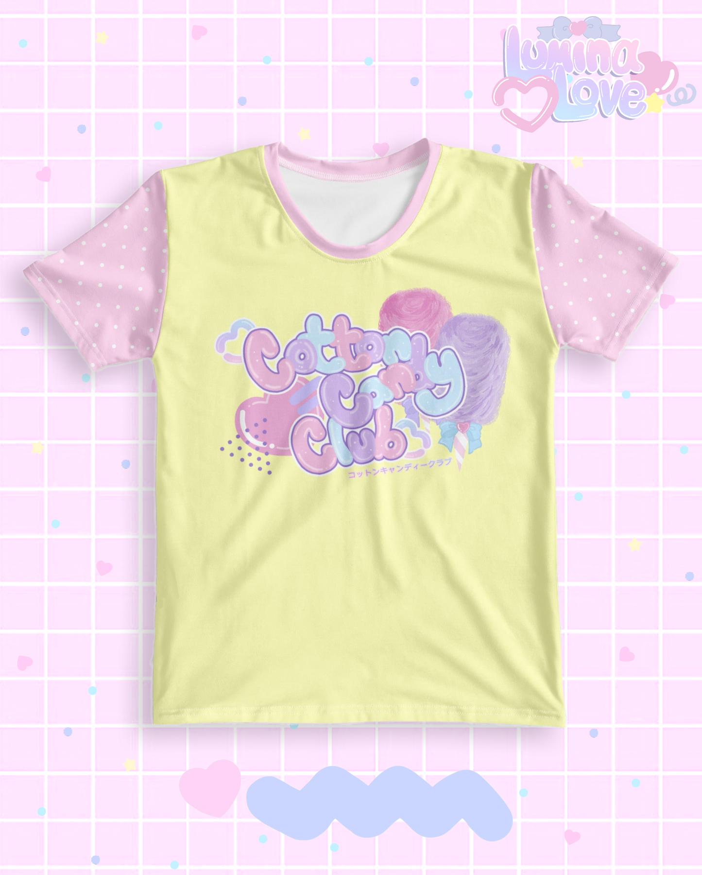 Cotton Candy Club T-shirt (Yellow)