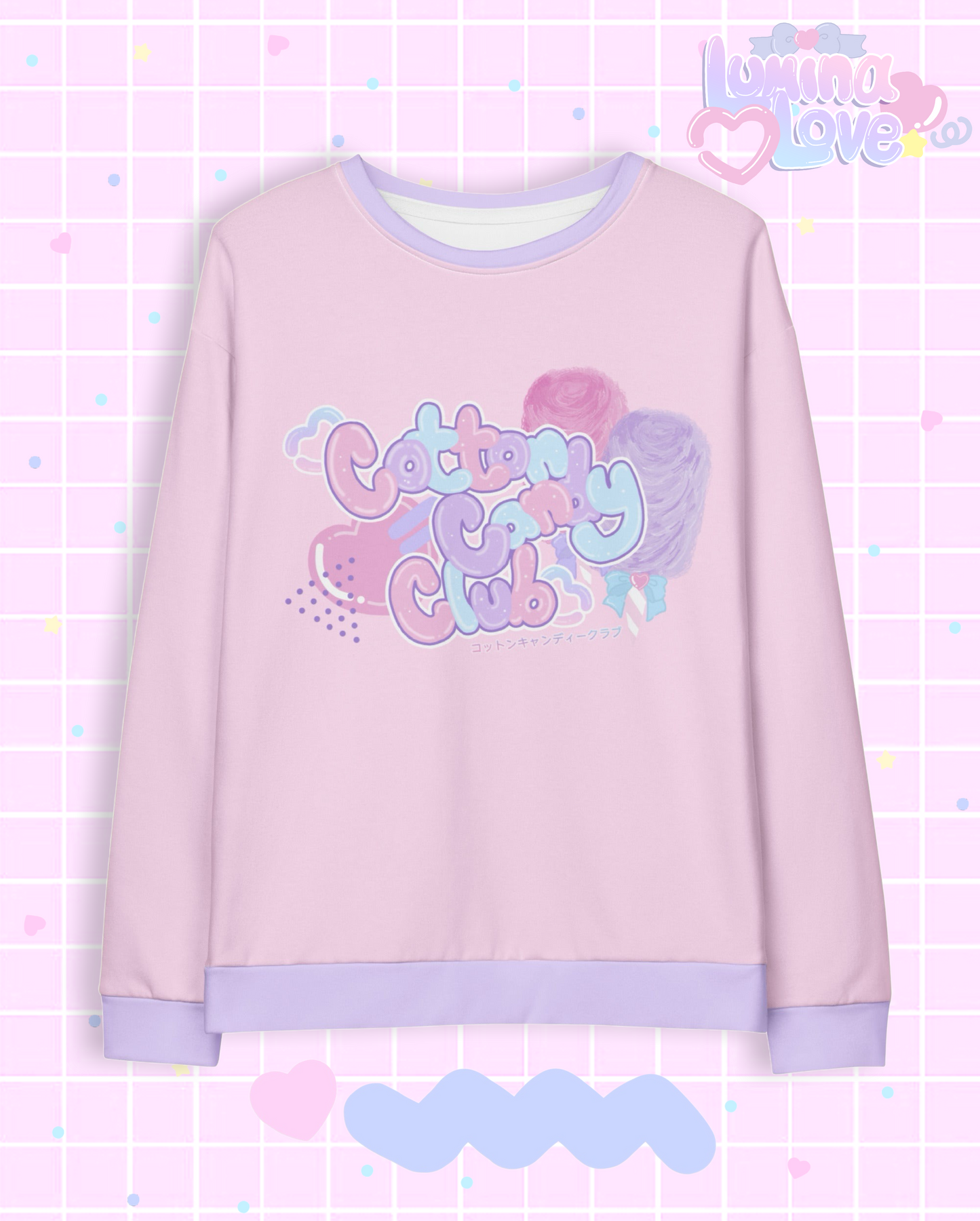 Cotton Candy Club Sweatshirt (Pink)
