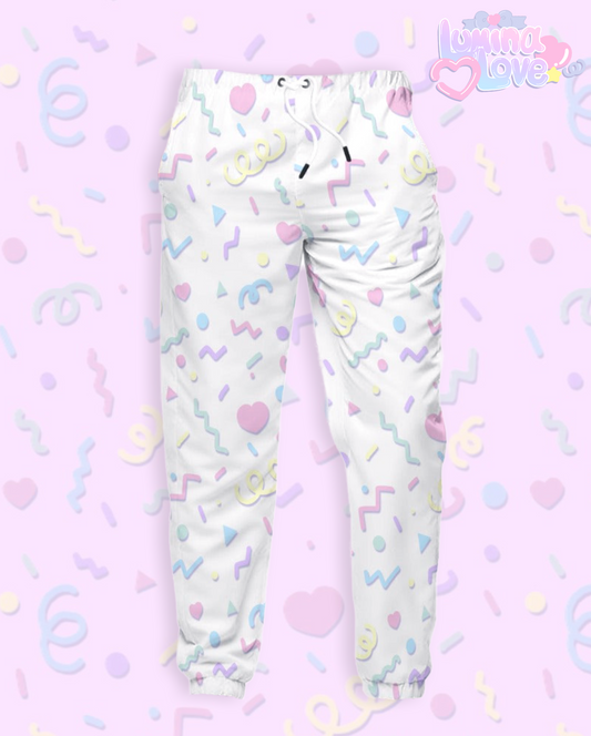 80s Pastel Pants (White)