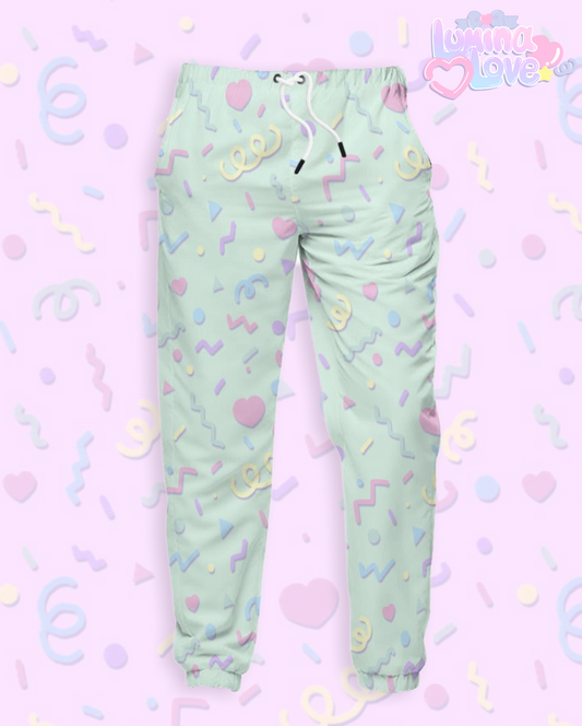 80s Pastel Pants (Mint)