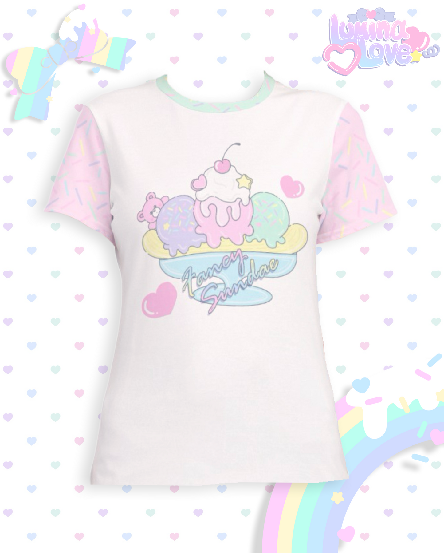 Fancy Sundae T-Shirt (White)