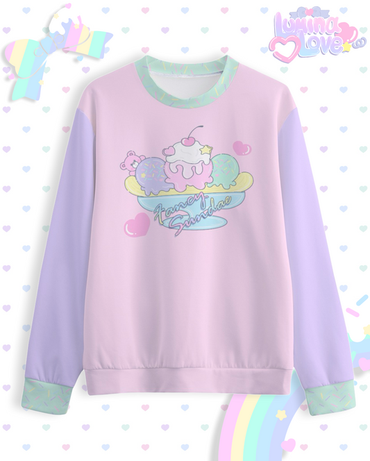 Fancy Sundae Sweatshirt (Pink)