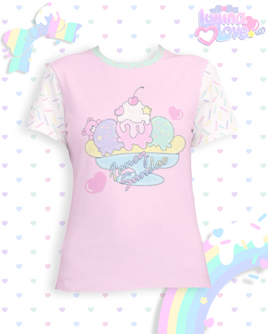 Fancy Sundae T-Shirt (Pink)