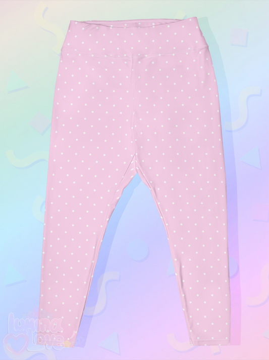 Polka Dot Plus Size Leggings