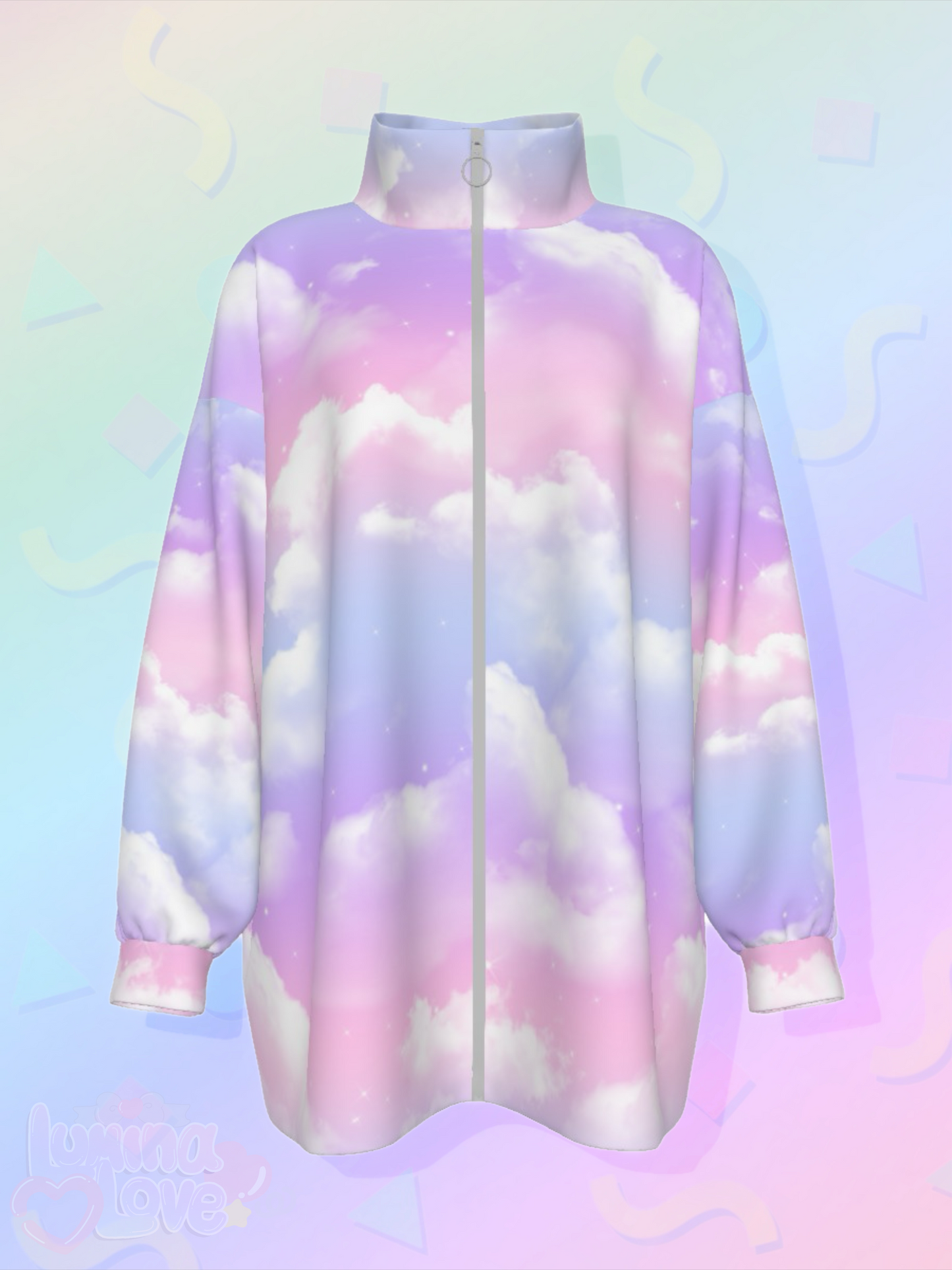 Pastel Skies Fleece Jacket