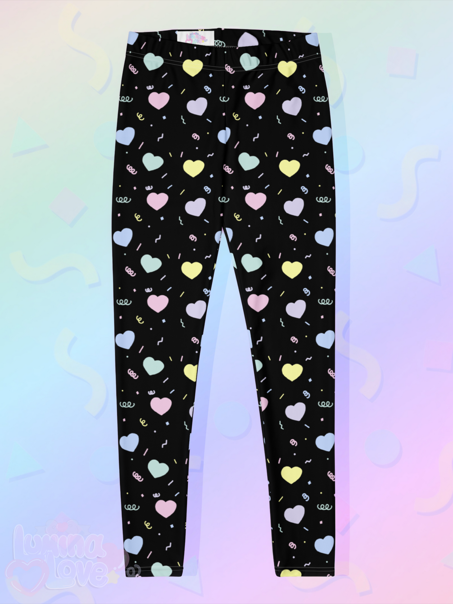Rainbow Hearts Leggings