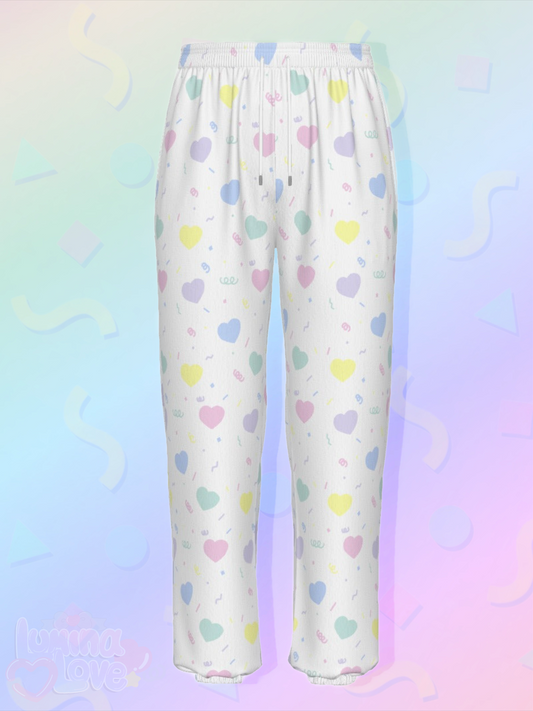 Rainbow Hearts Sweatpants