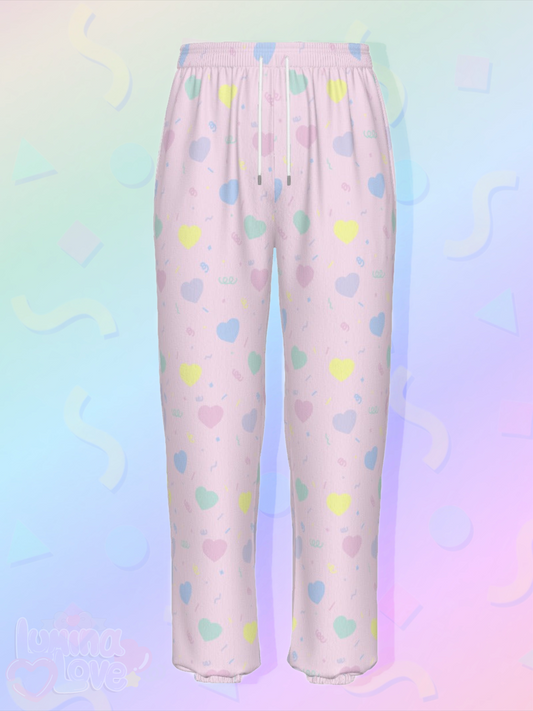 Rainbow Hearts Sweatpants