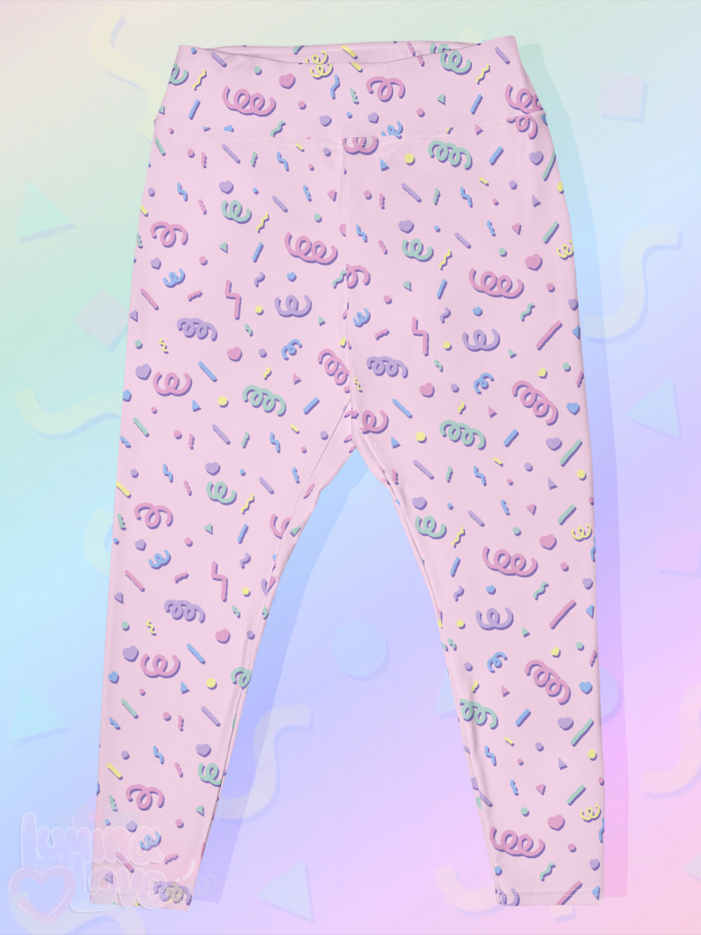 80s Vibe Plus Size Leggings