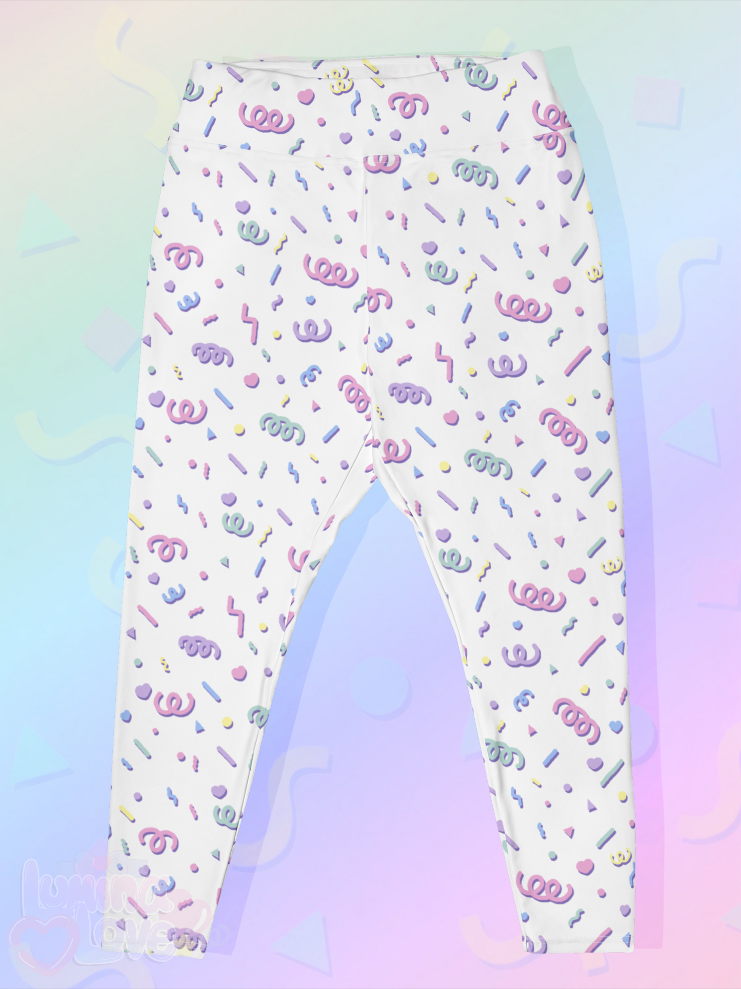 80s Vibe Plus Size Leggings