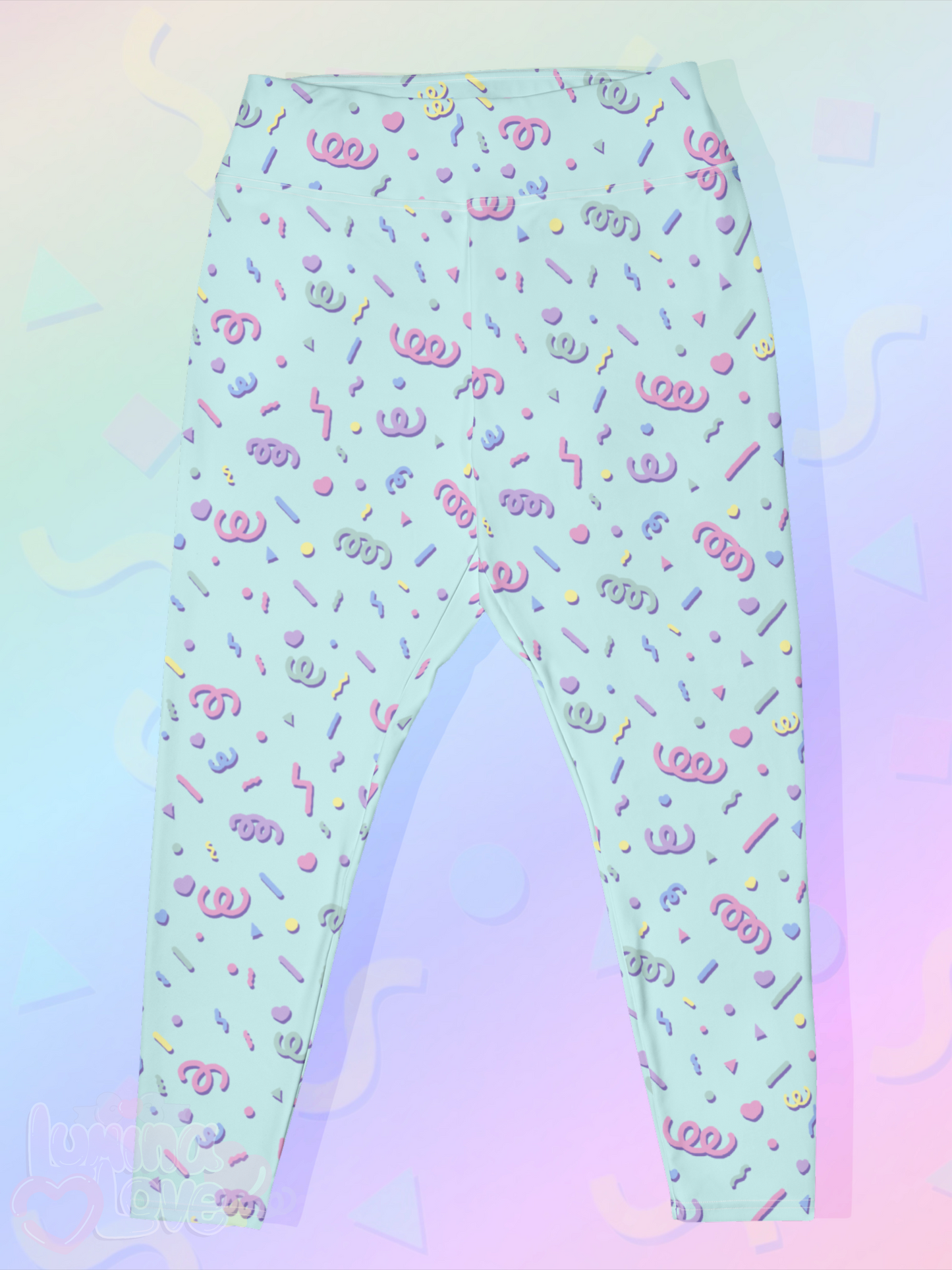 80s Vibe Plus Size Leggings