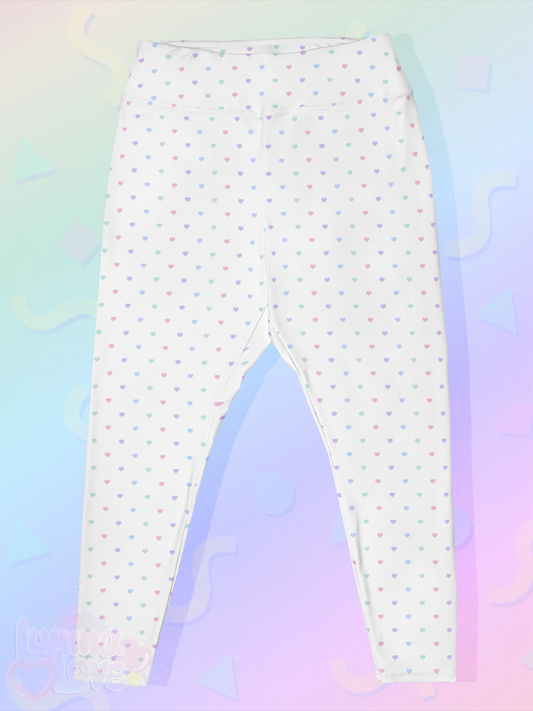Fancy Hearts Plus Size Leggings