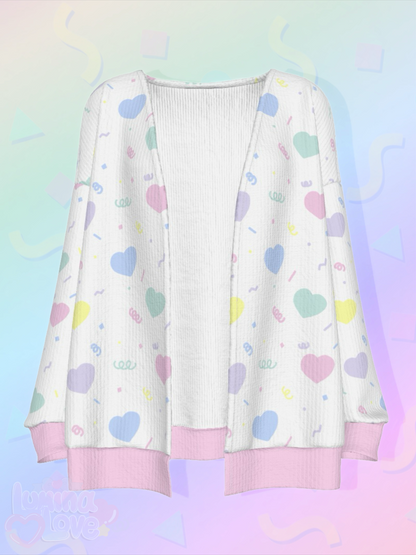 Rainbow Hearts Cardigan