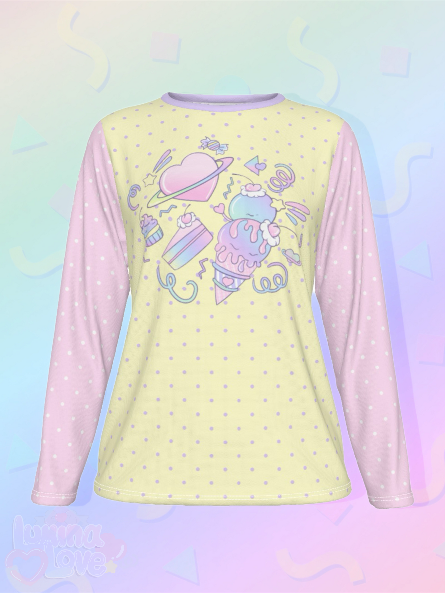 Galaxy of Sweets Long Sleeve Shirt