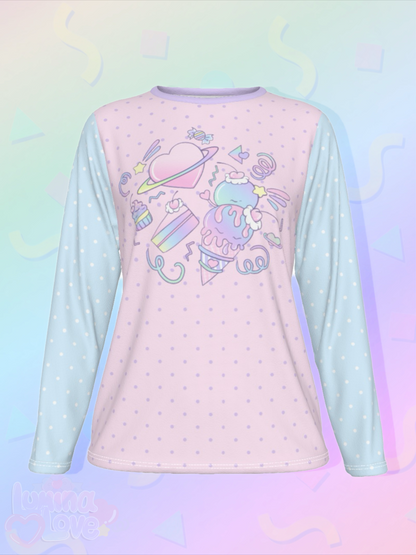 Galaxy of Sweets Long Sleeve Shirt