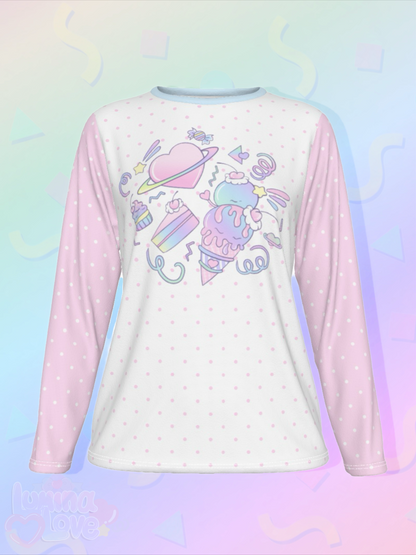 Galaxy of Sweets Long Sleeve Shirt