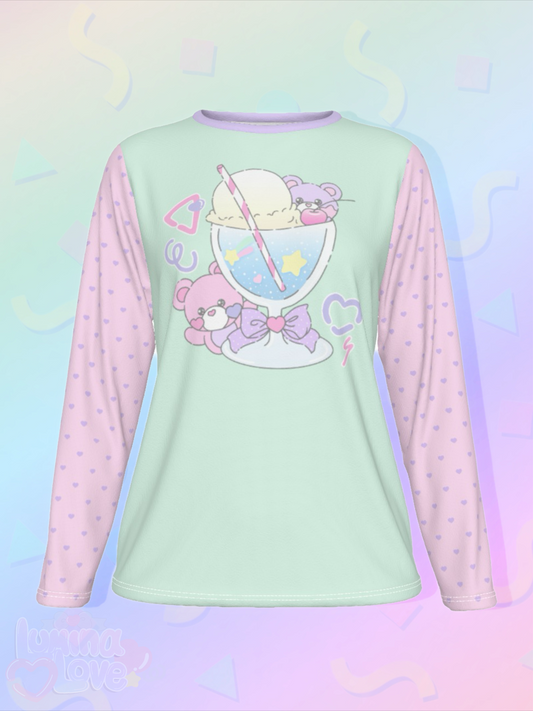 Bears Love Soda Floats Long Sleeve Shirt