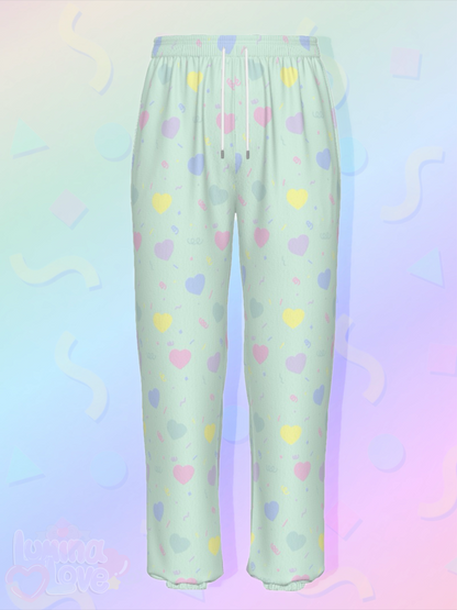 Rainbow Hearts Sweatpants