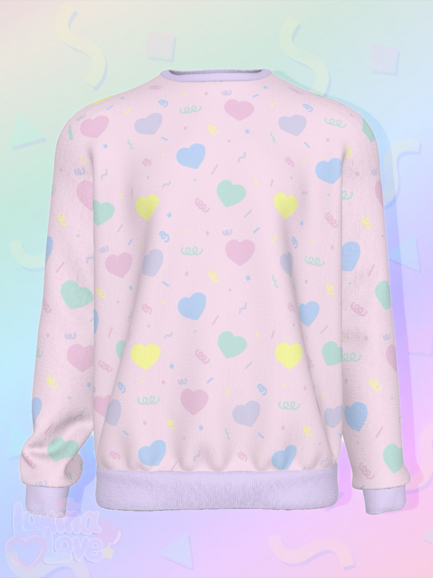 Rainbow Hearts Sweatshirt