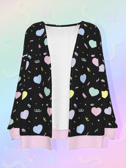 Rainbow Hearts Cardigan
