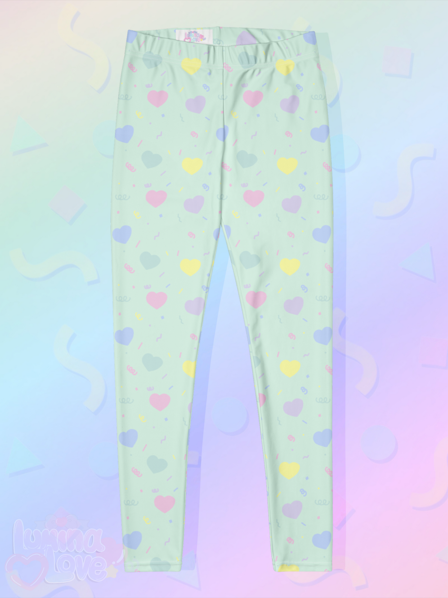 Rainbow Hearts Leggings