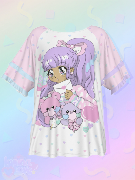 Yumi's Love Letter Ruffle Shirt