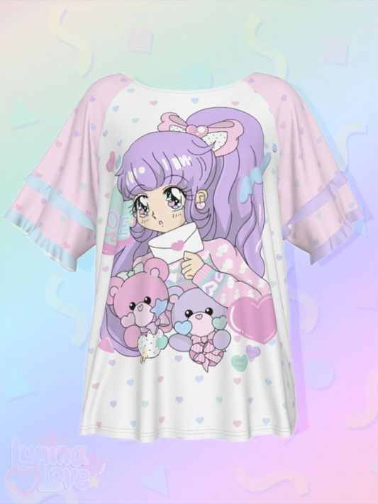 Yumi's Love Letter Ruffle Shirt