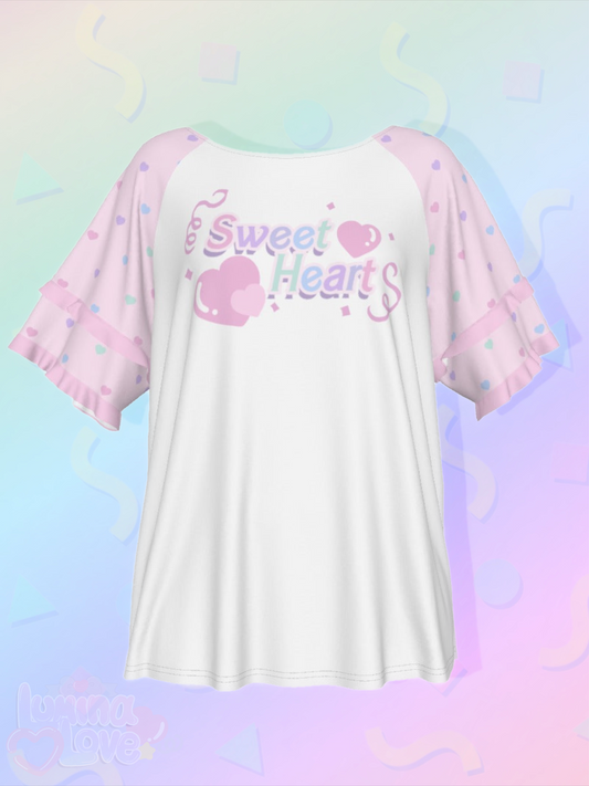 Sweet Heart Ruffle Shirt