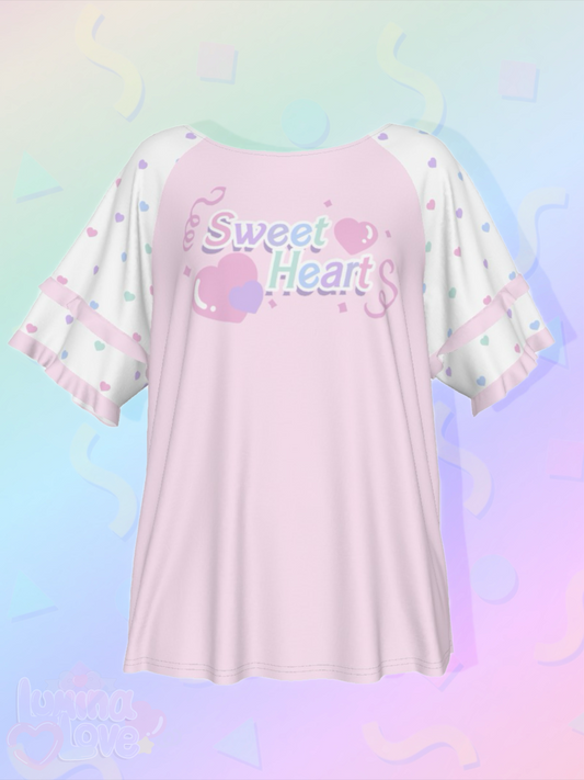 Sweet Heart Ruffle Shirt