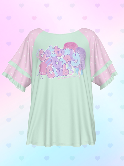 Cotton Candy Club Ruffle Shirt