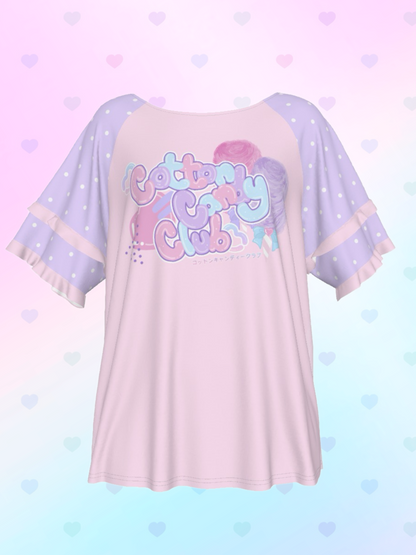 Cotton Candy Club Ruffle Shirt