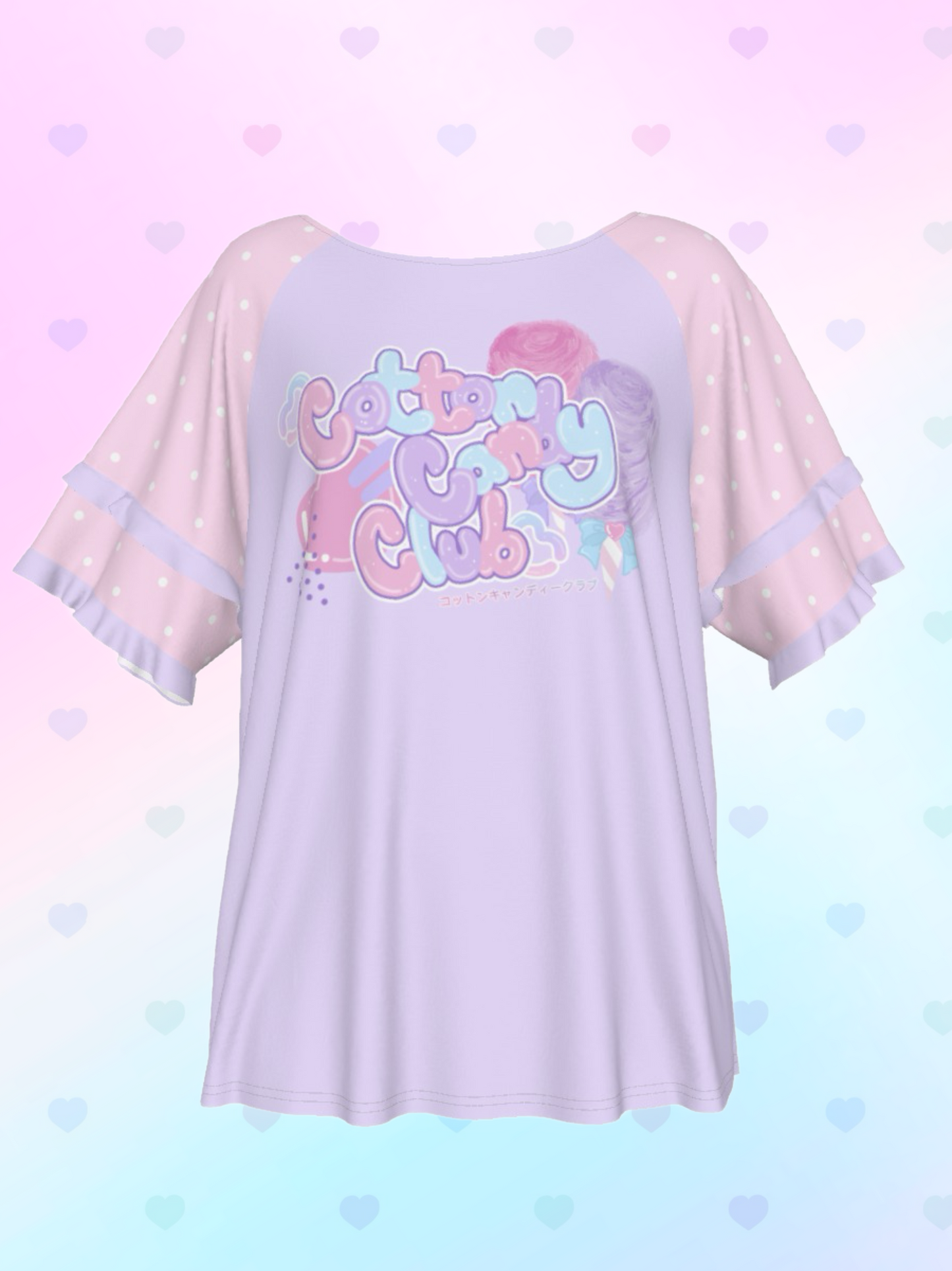 Cotton Candy Club Ruffle Shirt