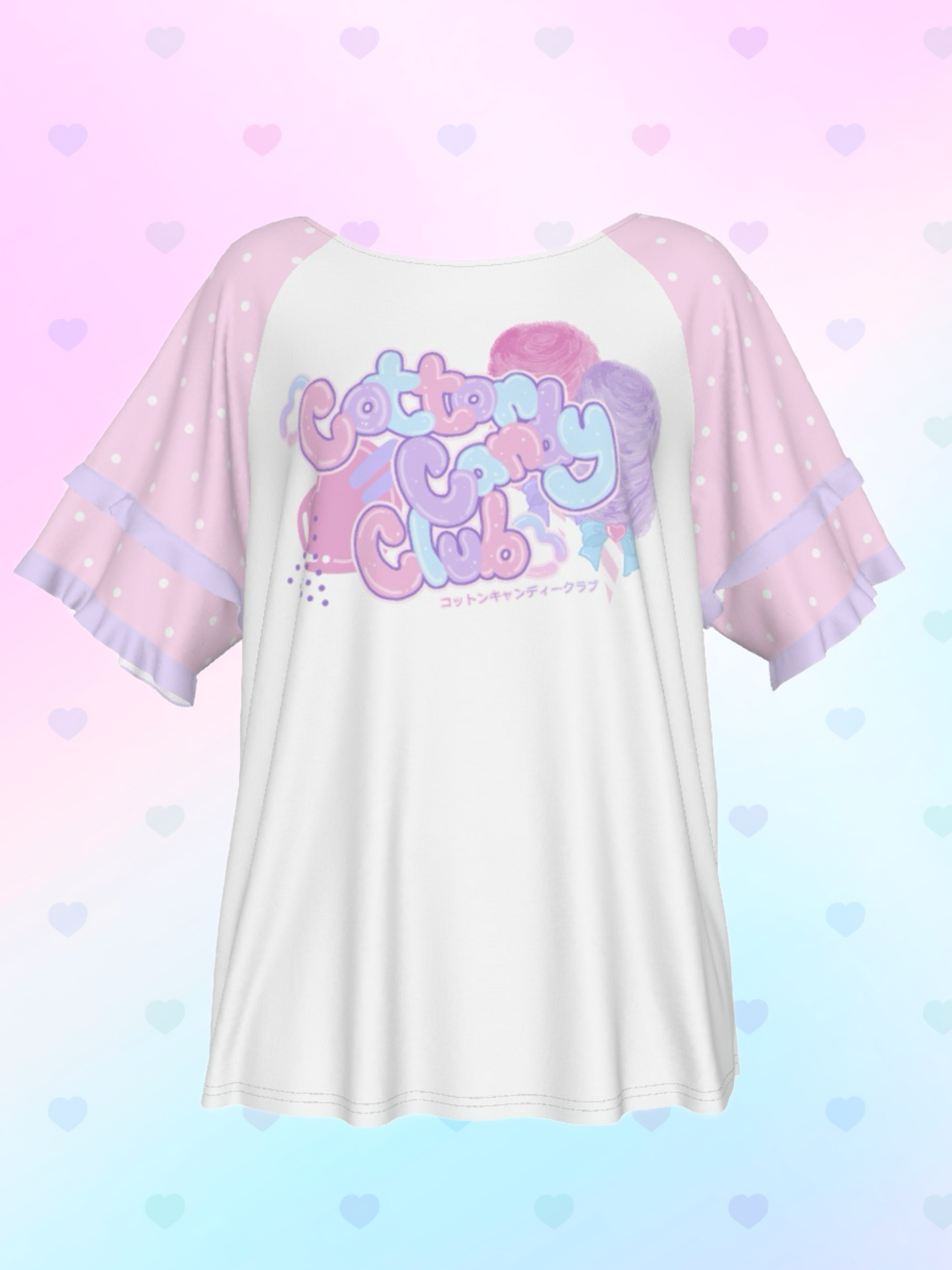 Cotton Candy Club Ruffle Shirt