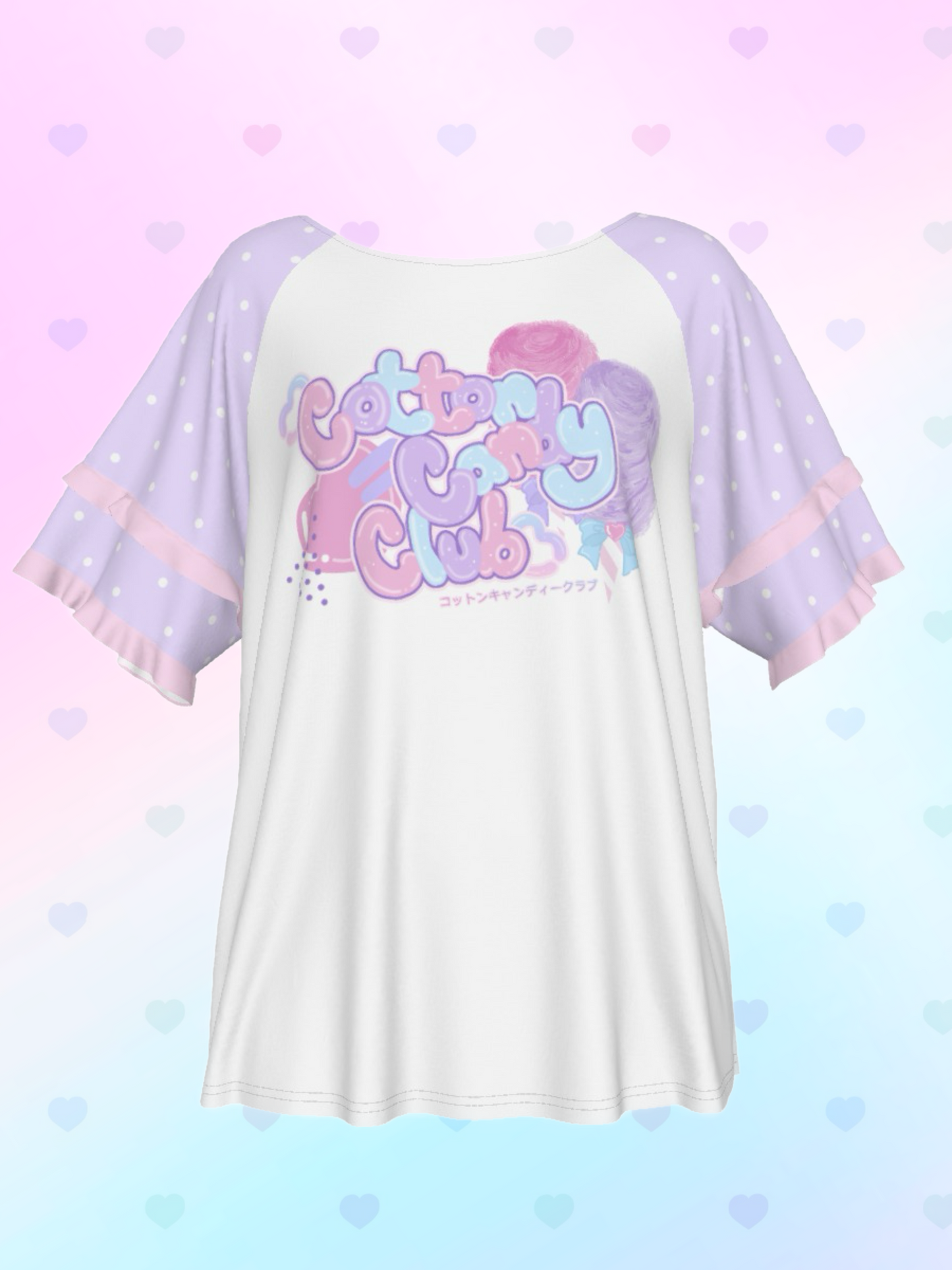 Cotton Candy Club Ruffle Shirt