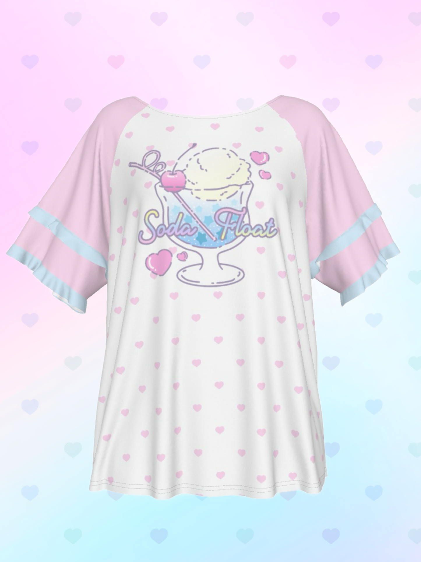Soda Float Ruffle Shirt