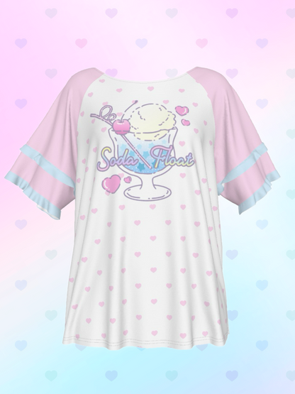 Soda Float Ruffle Shirt