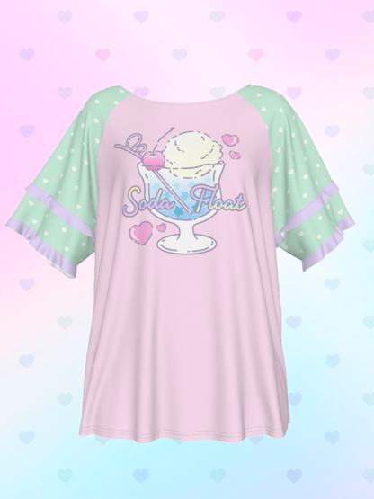 Soda Float Ruffle Shirt