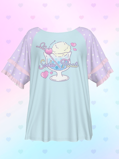 Soda Float Ruffle Shirt