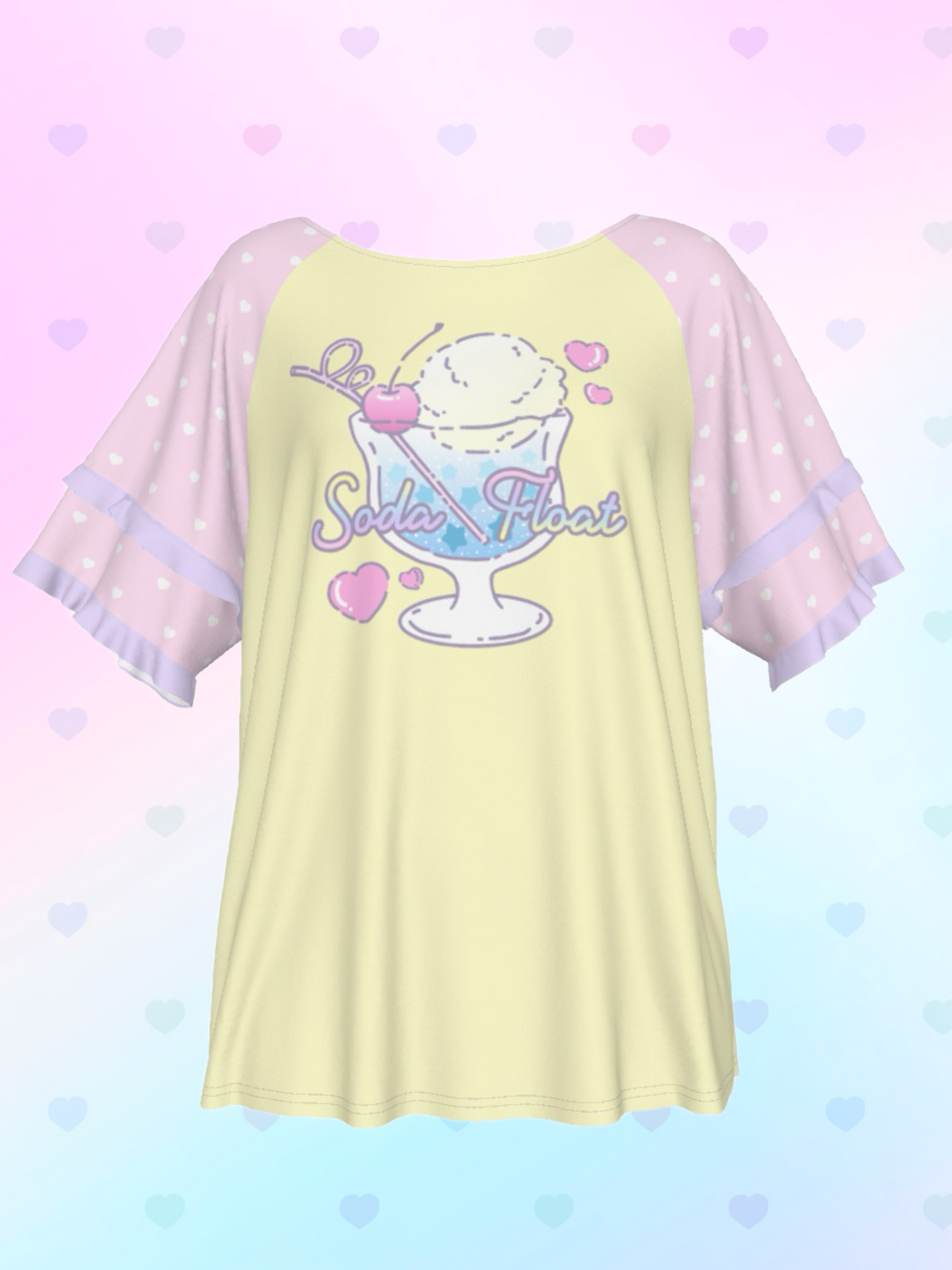 Soda Float Ruffle Shirt