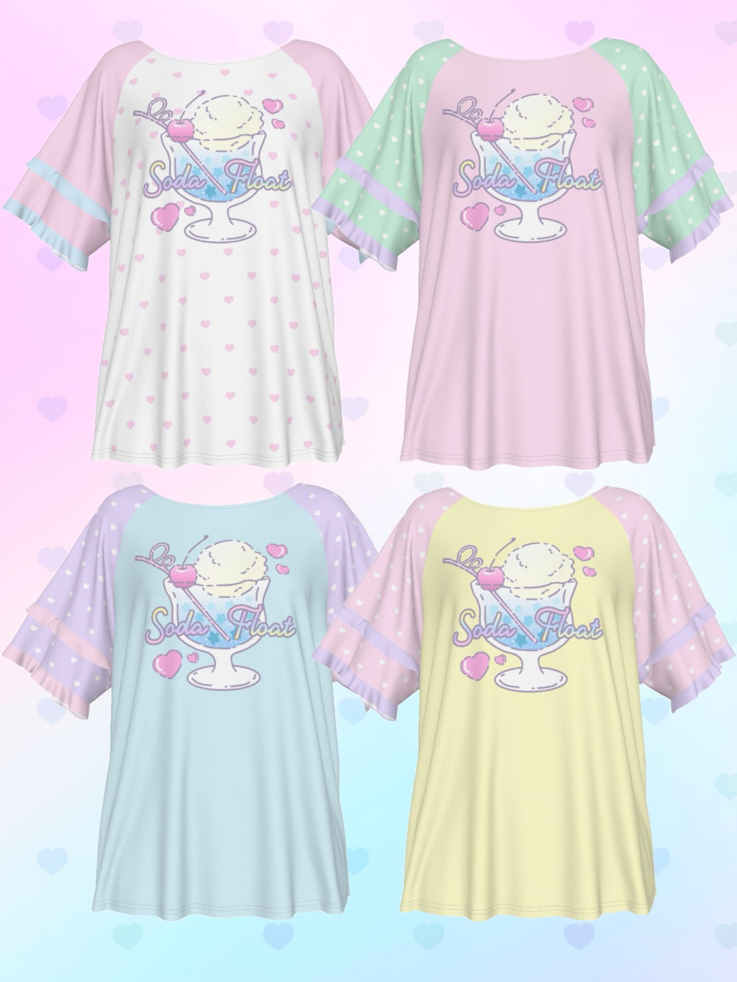 Soda Float Ruffle Shirt
