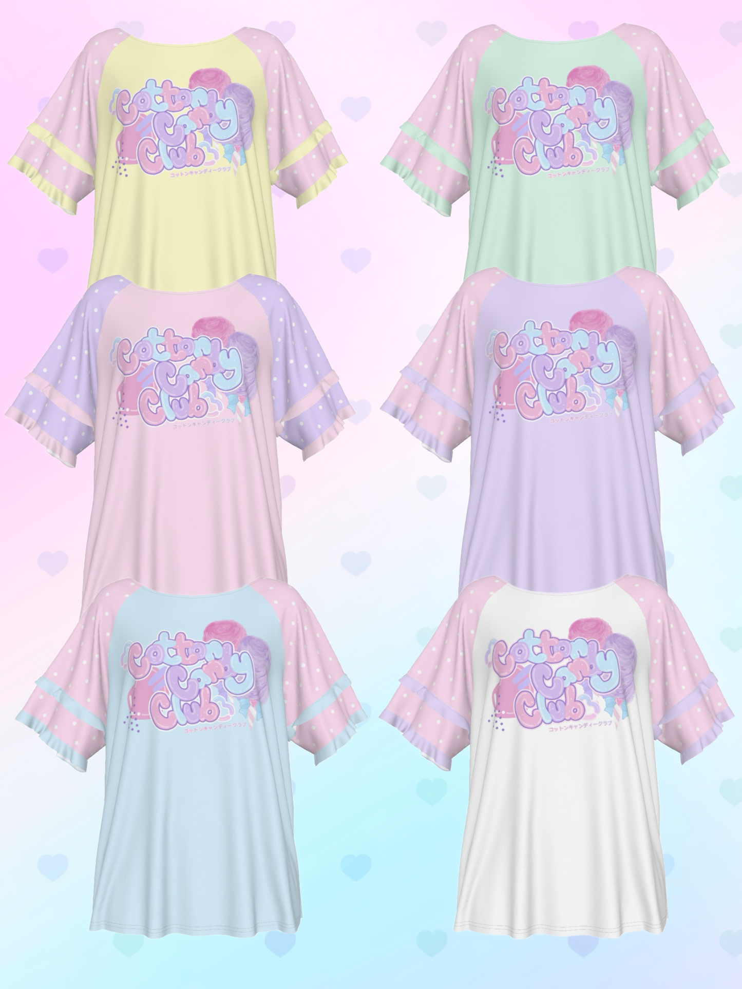 Cotton Candy Club Ruffle Shirt