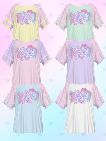 Cotton Candy Club Ruffle Shirt