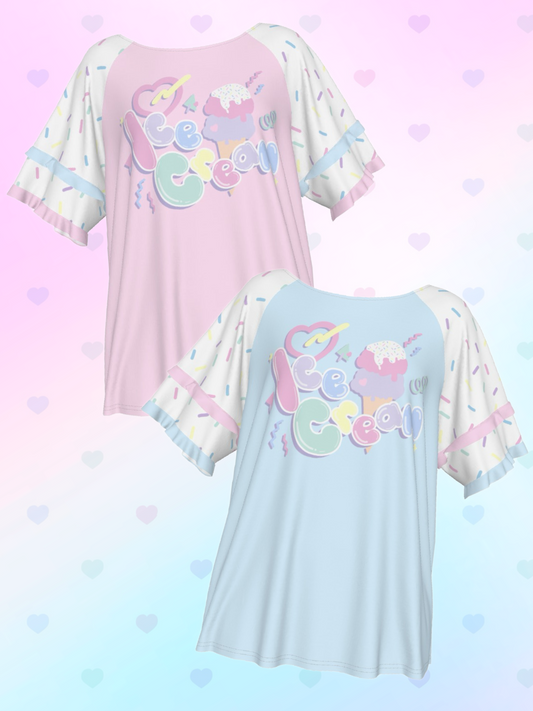 Ice Cream Dream Ruffle Shirt