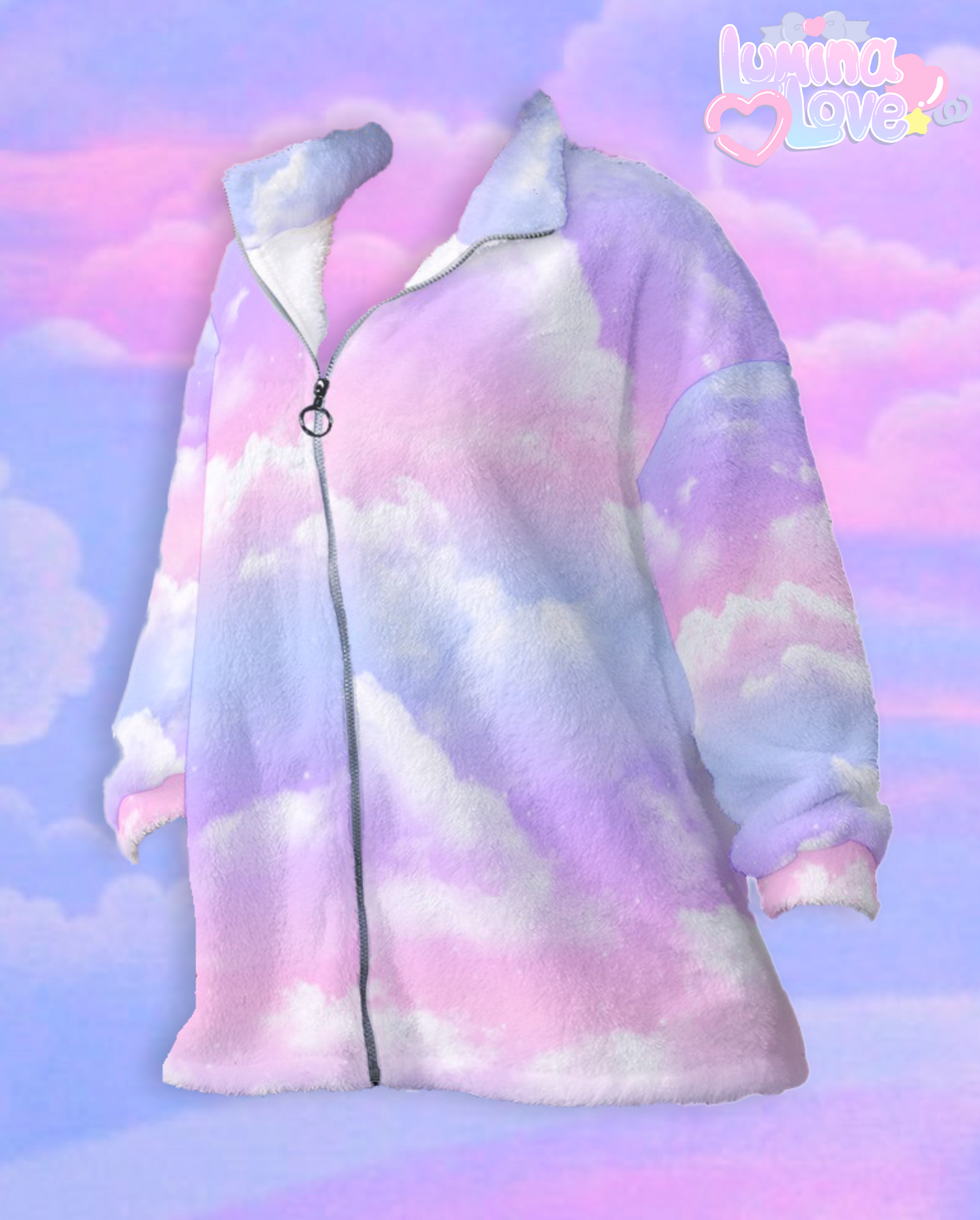 Pastel Skies Fleece Jacket