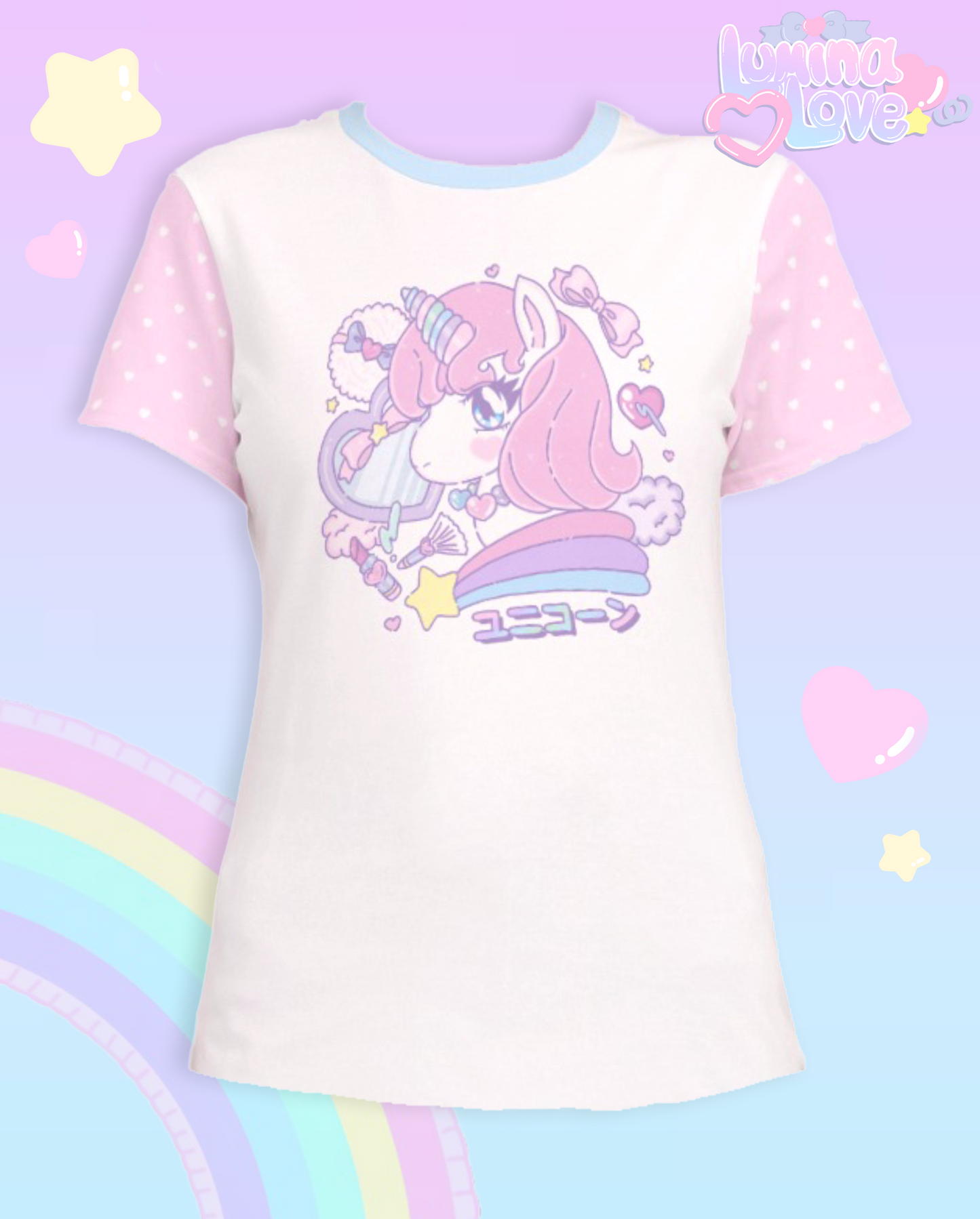 Unicorn Dreams T-Shirt (Pink x Sax)
