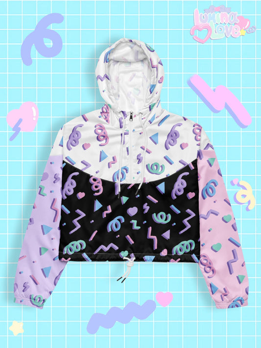 Saved By The 90s Cropped Windbreaker (B)