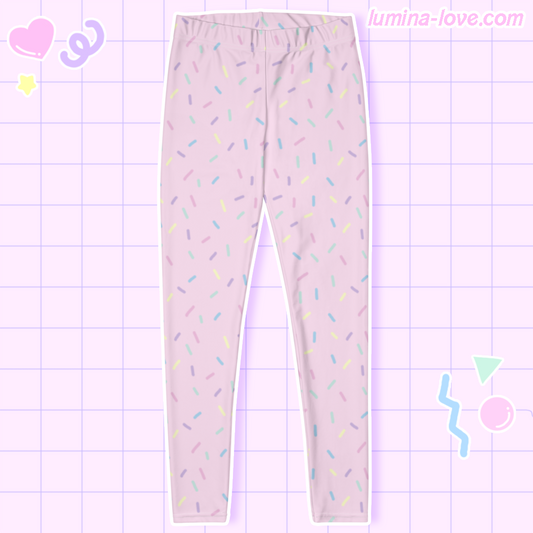 ♡ Ice Cream Sprinkle Leggings (Pink) ♡